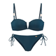 BUFFALO Bikini cijansko modra