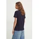 Tommy Hilfiger Majica Script WW0WW43459 Mornarsko modra Regular Fit