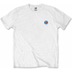 The Jam Unisex majica Target Logo White (Back Print/Retail Pack) S
