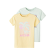 NAME IT T-Shirt Jesa, svijetloplava / žuta / ljubičasta