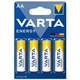 Luniks Alkalna baterija Varta Energy LR6 AA, 4 kos
