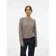 Vero Moda Novah Pulover Rjava