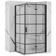 REA Tuš kabina Molier Black 80x90