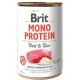 Brit BRIT Mono Protein Govedina in Riž - mokra hrana za pse - 400g, brez umetnih dodatkov, brez glutena in sladkorja
