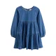 Next Obleka moder denim/svetlo modra