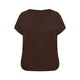 KAFFE CURVE Bluza KCAmi Stanley temno rjava