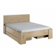 Krevet Parma C105 Bračni, Svijetlo smeđe, 160x200, Iveral, Basi a doghePodnice za krevet, 171x208x100cm