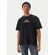 G-Star Raw Majica Multi Technique D29296-E385 Črna Relaxed Fit