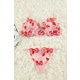 Trendyol Curve Red Embroidered Lace Rope Strapless Knitted Plus Size Lingerie Set