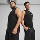 Mens Puma Essentials No. 1 Logo Sleeveless T-Shirt, Black, Size L, Clothing