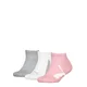 PUMA Sneaker Socks Youth (3-pack), Shop, Pink/Grey, 39-42
