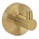 X-ROUND GOLD kavelj, zlata mat barva - Zlata mat barva - 55x55x50 mm - Sapho - X-ROUND - 24 - Medeninasti - Kljuka - Krožni - PVD premaz - 55 - 55 - 50 - 14