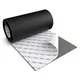 DQ-PP WANDANSCHLUSSBAND - Länge 5m - Breite 300mm - , Črna RAL 9005 - hochwertiges Aluminium und Butyl - Selbstklebend - Dach Kaminanschlussband 3D Structure Dachabdeckung Aluminumband