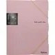 Mapa z elastiko Glitter A4, roza