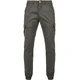 AOP Glencheck Cargo Jog Pants Dark Grey