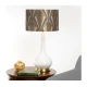 Elstead MILO-AB-TL-VOGPB - Stona lampa MILO 1xE27/60W/230V siva/zlatna