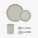 Kikka Boo Silikonski set za hranjenje 5 delova Platinum Sand ( KKB52002 )