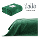 Zeleno pregrinjalo za posteljo AmeliaHome Laila Jade, 260 x 240 cm