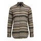 Radwa Srajca Mens Viscose multicolor pattern shirt rjava