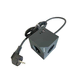 MicroConnect Power Cube, 3 Schuko vtičnice z magnetno funkcijo, 2 USB-C vhoda, 1 USB-A vhod, 1,5 m kabel, temno siva, MC-CUBE015USBMAGNETIC
