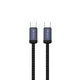 USB-C / USB-C kabel Gracious, PD 60W, 2m, črn, Devia