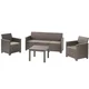 Baštenski set Elodie 3 seater kapućino