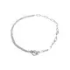 Venus Glittering Chain Necklace - Silver Color