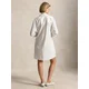 Polo Ralph Lauren Srajčna obleka 211B19986003 Bela Relaxed Fit