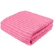 shumee Odeja z valovitim flisom 220x240, pudrasto roza
