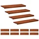Vidaxl Stopnice 12 kos 90 x 25 x 2 cm Rjava Trda bukovina