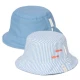 Little Dutch® obostrani šeširić Stripes Ocean Blue veličina 2
