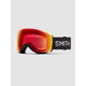 Smith Skyline XL Black Goggle everyday red mirror Gr. Uni