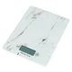 Elektronska kuhinjska tehtnica 5 kg, marmorno bela