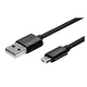 USB 2.0 kabel, USB A- USB micro B/Apple (2u1),1m