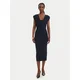 BOSS Cocktail obleka Dorlita 50563851 Mornarsko modra Slim Fit