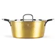 Kozica z marmorno površino in pokrovko iz nerjavnega jekla Hammered Gold 28cm 55681