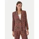 Lola Casademunt Blazer  rjava / lila / mauve / črna