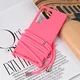 Maska za Samsung S25 Ultra Crossbody, Roze