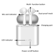 Bluetooth slušalice AirPhones i7 mini HQ bele