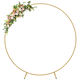 shumee OKVIR STOJALO KROG LOK PRSTAN ZA BALONE KOVINSKI ZLAT 2M POROČNA STENA