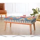 Atelier del Sofa Klupa Beshir, 91x46x42 cm, Plava