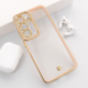 Maska za telefon Luxury Crystal Clear za Samsung S25/ S931B, Roze