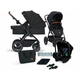 kinderkraft® otroški voziček 3v1 b-tour™ + mink™ pro black