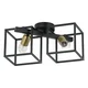FORMA Zidna lampa F7275-2Z 2xE27 Crna-Zlatne boje