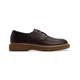 Barbour za moške. MFO0819 Usnjeni čevlji Harefield Derby rjave barve (42), Rjava, Ravna stran, Čipke, Priložnostno