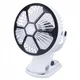Brezžični aku. 1200mAh LED ventilator s sponko USB bel