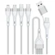 4smarts 4SMARTS 4-V-1 USB-C KABEL ZA SAMSUNG TELEFONE 100 W 1,2 M Z USB-A ADAPTERJEM