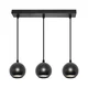 Osram - Luster na sajli SPOT SPHERAL 3xGU10/6W/230V crna