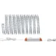 Paulmann LED-trakovi-osnovni komplet z vtičem 24 V 300 cm dnevno-bele barve Paulmann MaxLED 1000 70669
