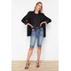 Trendyol Blue Denim Capri